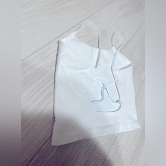 NEW Free People Strappy Back Tighten Up Tank | WHITE - Picture 7 of 8